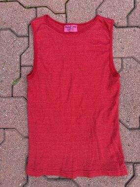 Michael Stars Red Sleeveless Tank Top